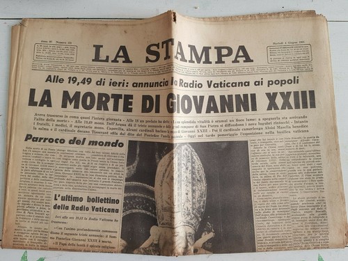 Stampa originale 6 - la, 4/6/1963